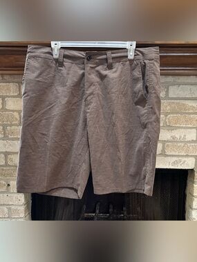 Kavu Men's Taupe Flat Front Shorts EUC